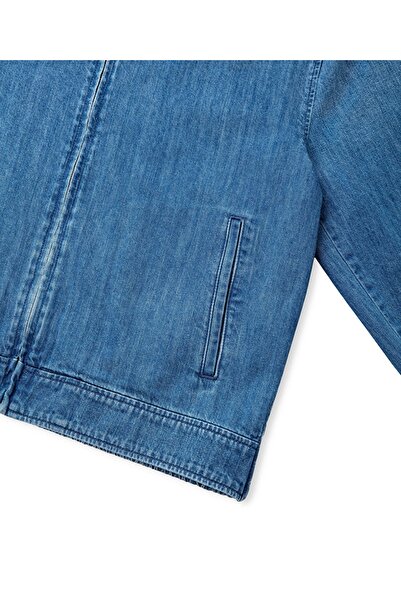 İpekyol Gömlek yaka ince denim ceket