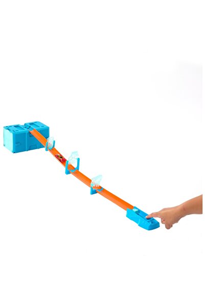 mattel Set de baza Hot Wheels Track Builder 2 in 1 Ice Crash