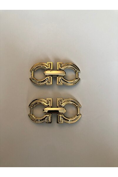 KumaşEvi GoldLine Plastik Ayakkabı Tokası – Çanta Kemer Hobi Süsleme İçin Aks...