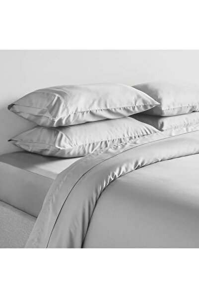 Home Centre Rekoop Tencel Sateen 300 Thread Count Single Fitted Sheet - 90x200 cm