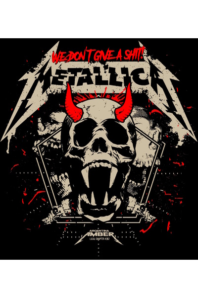 fame-stoned Hanorac negru cu glugă, unisex, 100% bumbac, cu imprimeu Metallica