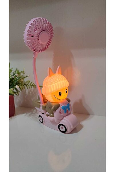 FAMEMUS ACCESSORY Labubu Hem Fan Hem Gece Lambası