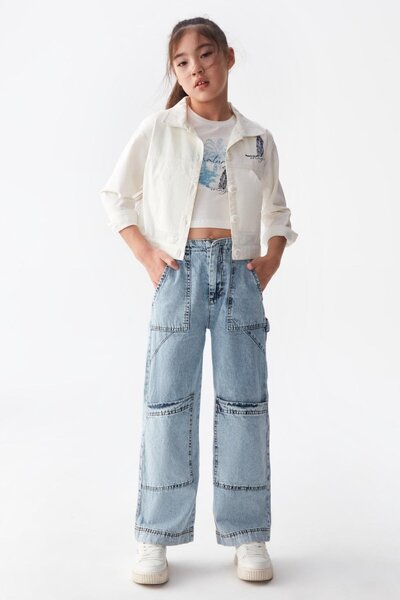NK Girl's Vintage Jacket 8-14 Years Ecru
