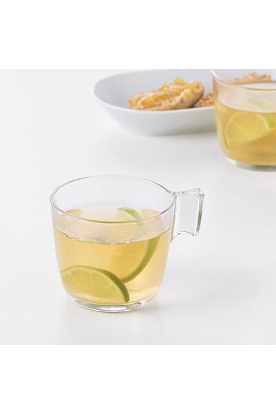 IKEA STELNA Mug, clear glass, 23 cl