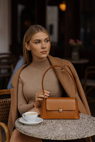 Handley Πολυτελής κομψή κλασική τσάντα ώμου