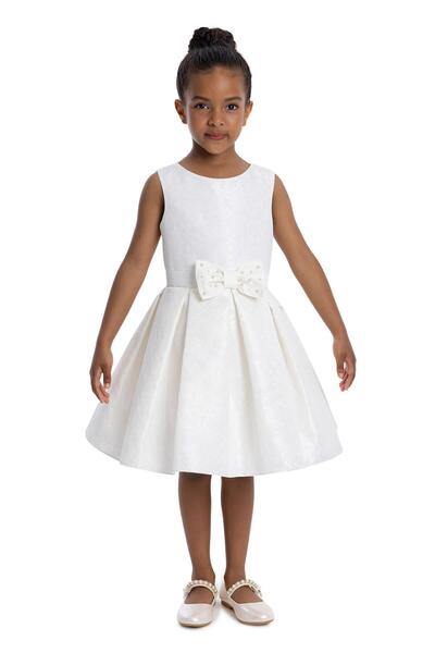 Pamina Girl's Bolero Dress 3-7 Years Ecru