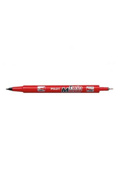 Pilot Twin BegreeN permanent marker round tip 0.4 mm red