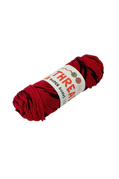 Germag Fir de lână cu gradient roșu – 100 g, material moale și durabil, ideal pentru tricotat