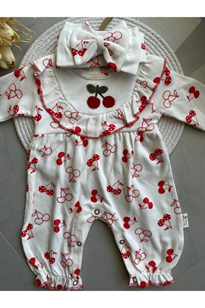 bellamombaby KİRAZ NAKIŞLI TULUM