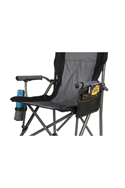 ol outdoor 2 Adet OL Outdoor Mammoth Katlanır Kamp Sandalyesi Gri + OL Outdoor Alüminyum Katlanır Kamp Masası