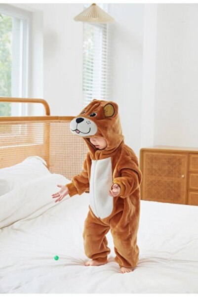 WildFashion Kigurumi pajamas for babies, jumpsuit type, made of soft and fluffy material CLD159-8
