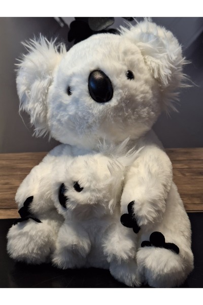 Selay Oyuncak CAM GÖZ KAR BEYAZI YAVRULU KOALA