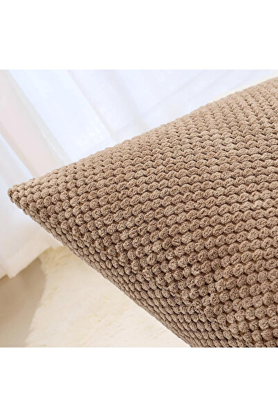 OEM Decorative pillowcases 50x50 cm 2pcs BROWN, hidden zipper