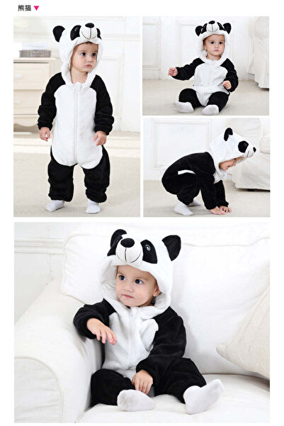 WildFashion Kigurumi pajamas for babies, jumpsuit type, made of soft and fluffy material CLD124-1122