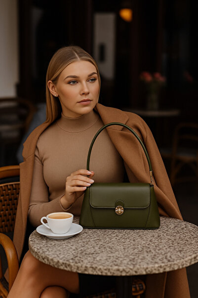 Handley Πολυτελής κομψή κλασική τσάντα ώμου