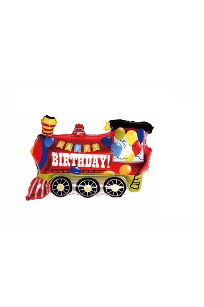 SDX Market Aluminum foil figurine balloon Locomotive, 73 cm x 60 cm