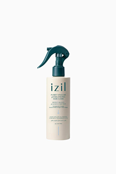 IZIL BEAUTY سيروم شعر منقي بخل لموازنة درجة الحموضة 250 مل، مضاد للتشققات والتلف
