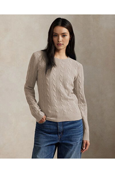 TRQOM Pulover de tricotat pentru femei, combinație de cuplu iubit, unisex, cu gâtul rotund, culoare nurcă