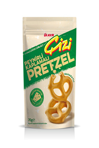 Ülker ÇİZİ PEYNİR KAPLAMALI PRETZEL 70 GR x 1 Adet