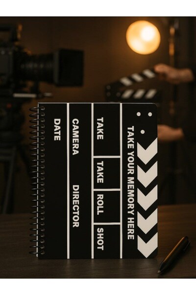 Kesene Spiral Ruled Notebook with Film Clasp Design, 80 Sheets, Suitable for Student and Office Use
