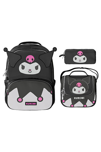 Famebag Kuromı Ilk Ve Ortaöğretim Okul Çantası Beslenme Çantası Ve Kalem Çant...