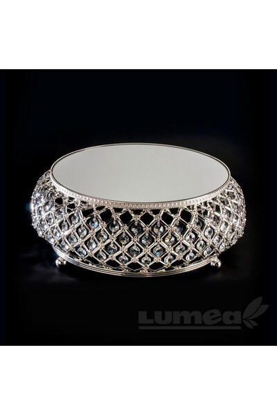 Lumea Suport tort cu model cristal, oglinda - deKora