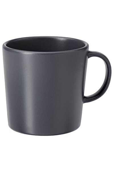 IKEA DINERA Mug, dark grey, 30 cl