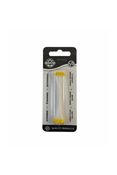 Lumea Stamine Galben, 2mm, 50 buc. - JEM