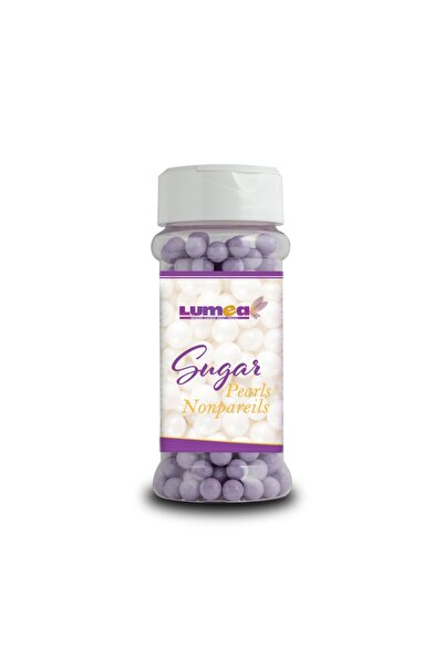 Lumea Perle din zahar mov lavanda, 7mm, 80g -