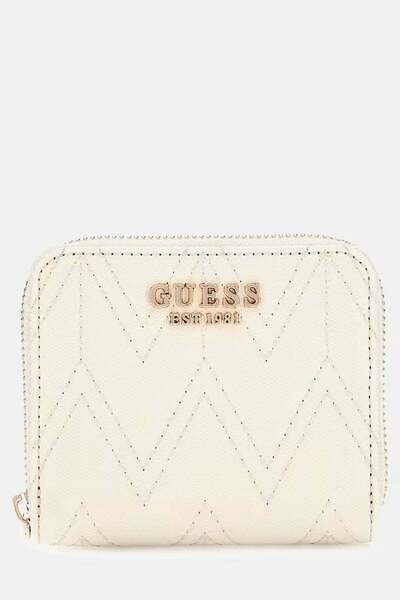 Guess Women's wallet with logo print Beige / One