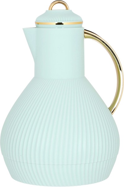 rexa ترمس جاليري علياء، سعة 1 لتر، وعاء داخلي من الزجاج الحراري،