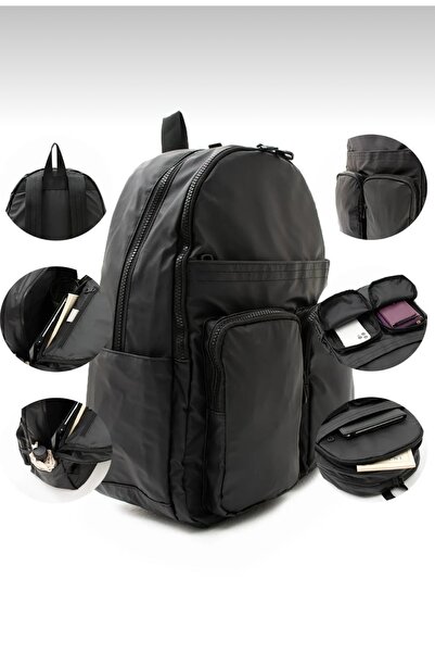 bag Unisex Black Large Size Water Resistant Backpack