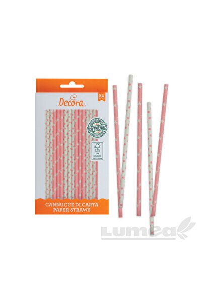 Lumea Χάρτινα ξυλάκια / καλαμάκια, 80 τεμ. - Decora