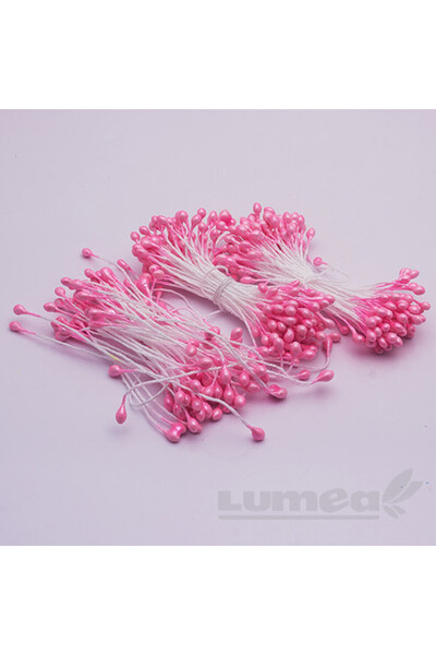 Lumea Stamine culoarea roz 3mm, 240 buc. -