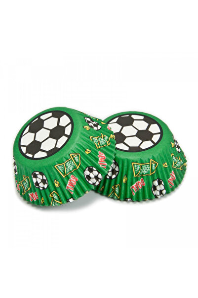 Lumea Χαρτάκια για cupcakes με θέμα το ποδόσφαιρο, 50 τεμ. - Wilton