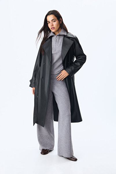 Stradivarius Fermuarlı Dik Yaka Triko Süveter