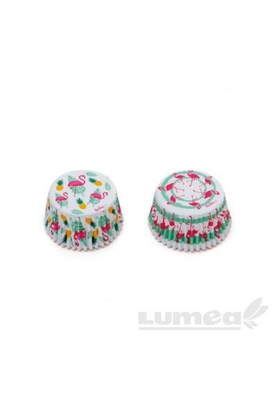 Lumea Hartii briose flamingo, 36 buc. - Decora