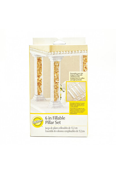 Lumea Coloane transparente goale pentru suport tort, 6 buc. - Wilton