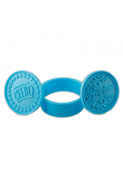 Lumea Stampile biscuiti, fursecuri "Cheers" & "Thank you", 2 buc. -