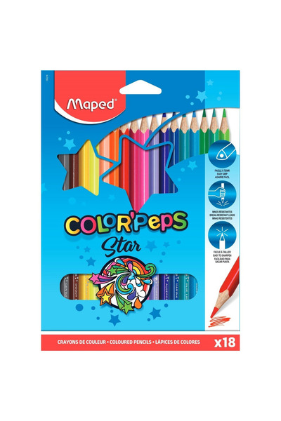 Maped Creioane colorate 18 buc