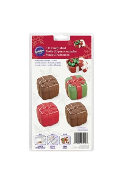 Lumea Forma ciocolata Cadouri de Craciun din doua parti - Wilton