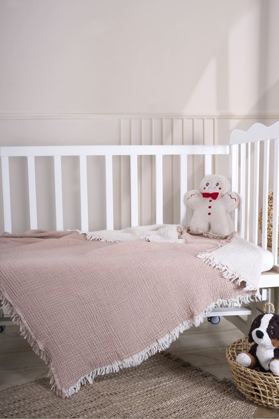 Cottonin Home بطانية أطفال من الموسلين 4 طبقات، 100% قطن، معتمدة من OEKO-TEX ...