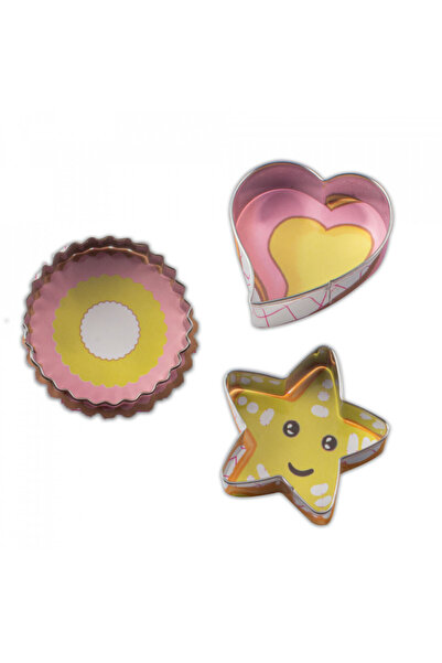 Lumea Set decupatoare inima, stea, cerc, 3 buc. -