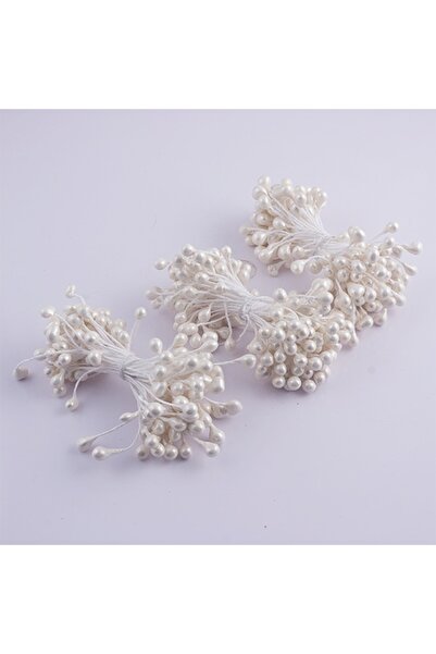 Lumea Stamine culoare alb 4mm, 240 buc. -