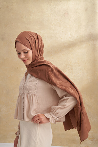 ARMANDA Bamboo Baroque Pattern Shal - Soil