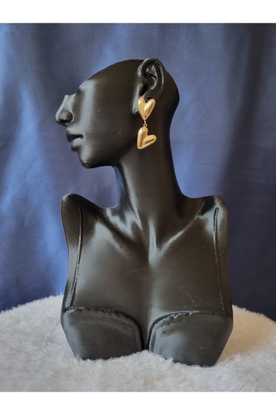 Gemnest Accessories Kalpli Sallanan Çelik Küpe