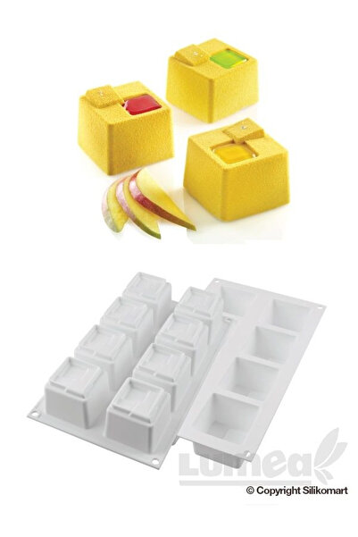 Lumea Καλούπι σιλικόνης 4 τετράγωνα - SilikoMart