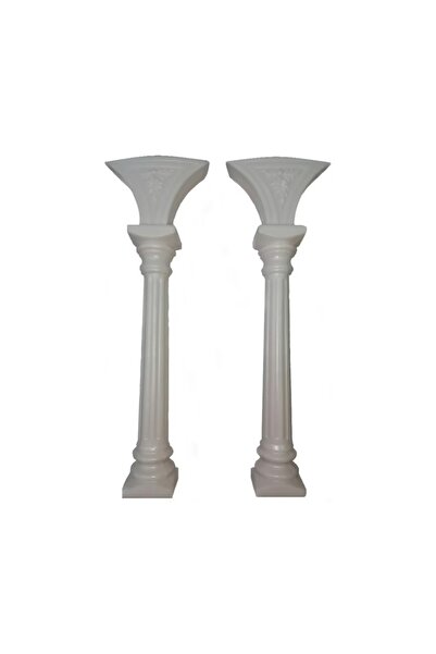 Lumea Coloane Romane Alb, 2 buc - Wilton