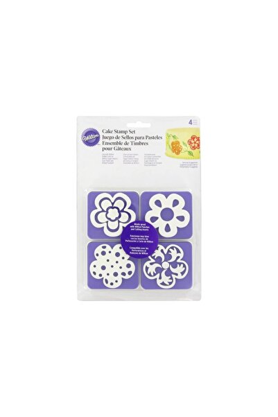 Lumea Комплект от различни печати Цветя. 4 бр. - Wilton