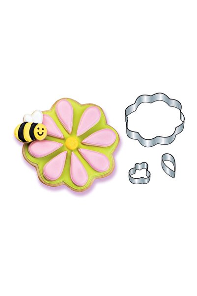 Lumea Set decupatoare Floare, Petale, Albinuta - Wilton